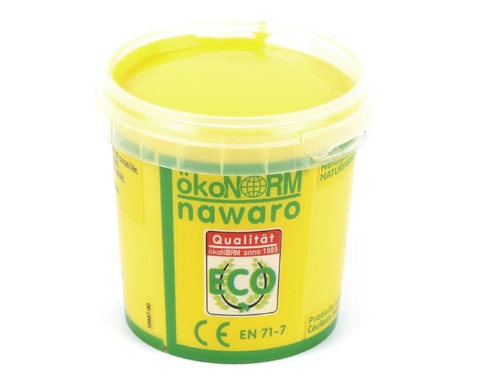 OKONORM Peinture à Doigts - Pot à l'unité - Dès 3 ans Jaune