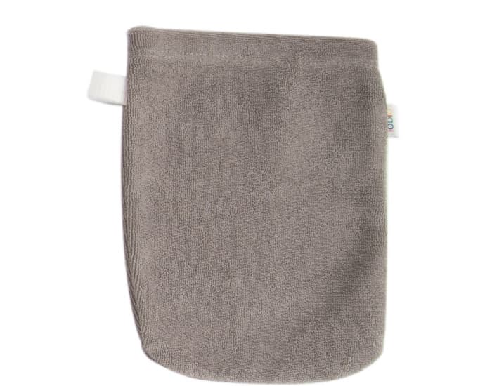 IOBIO Gant de Toilette - 11 x 16 cm Gris