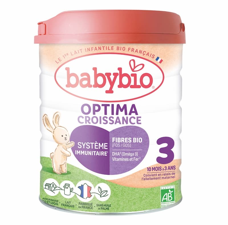 BABYBIO Croissance Optima 3 - Dès 10 mois - 800g