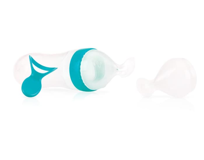 NUBY Biberon Cuillère - A partir de 4 mois Bleu