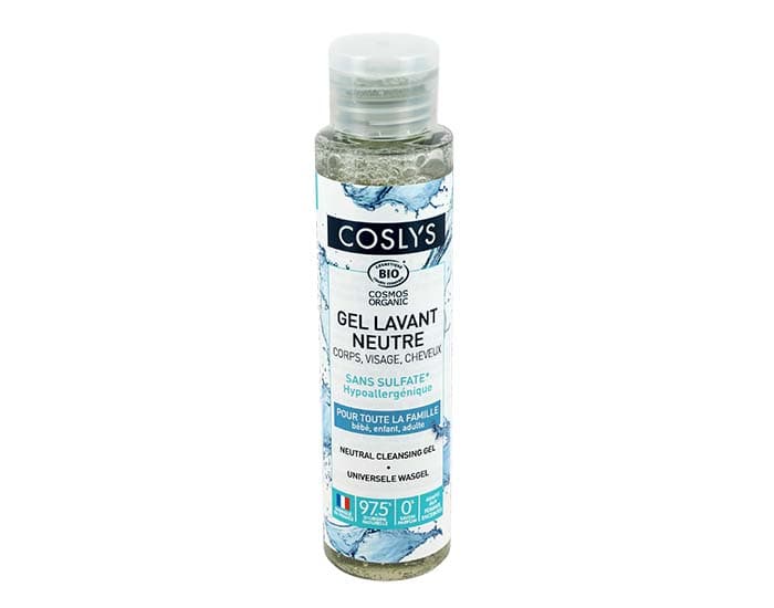 COSLYS Le Gel Lavant Neutre - Sans Parfum 100 ml - Format Voyage