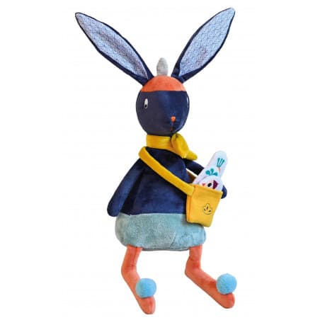 Doudou d'éveil multi activités Gabin Le Lapin