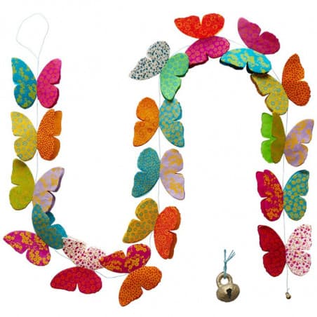 Guirlande "Papillons Doubles" 3 D