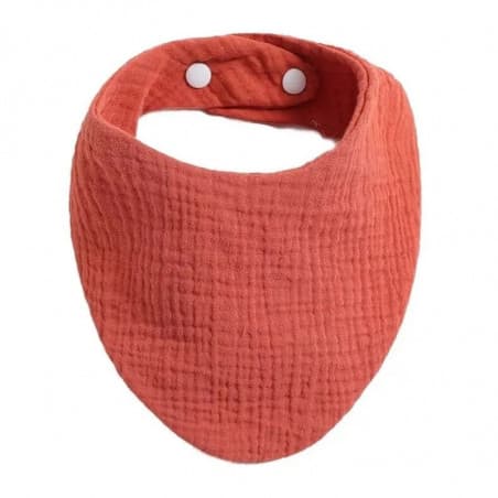 Bavoir hydrophile à pressions "Terracotta"