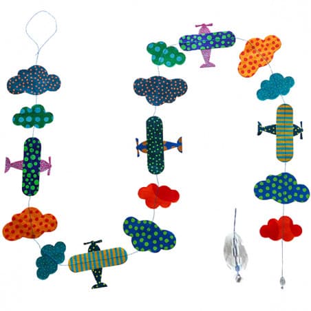 Guirlande 'Avions Antoine' Zanzibar