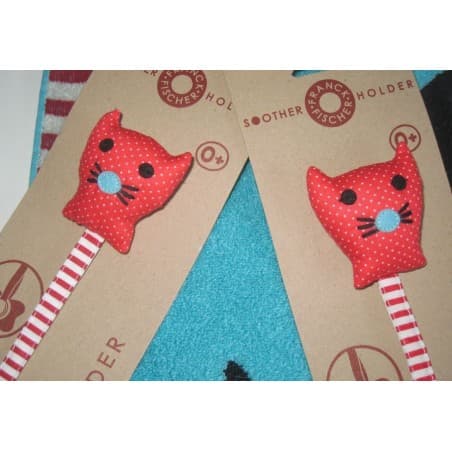 Attache sucette 'Ring Cat'