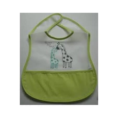Bavoir girafes ( en vinyl)