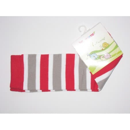 Jambières Enfant-Babylegs en rouge, gris et blanc