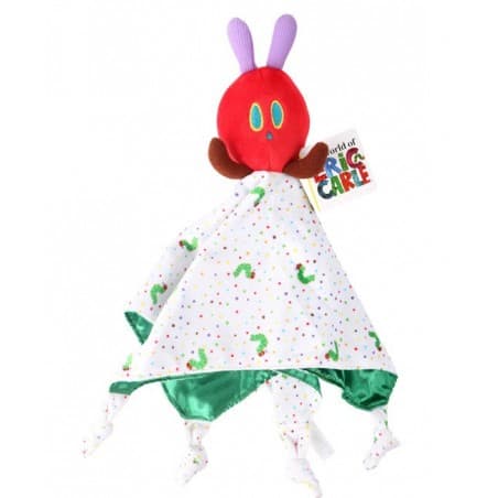 Doudou carré 'La chenille qui fait des trous'