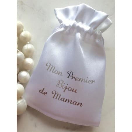 Bola de grossesse Plaqué Argent Gypsy pompon bleu