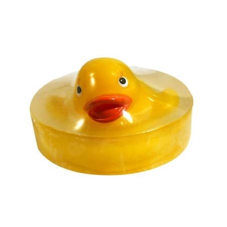 Savon transparent + jouet canard
