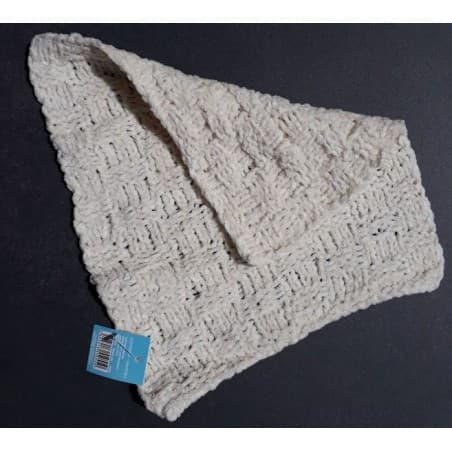 Serviette pour le visage en coton tricoté