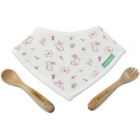 Set de couverts et Bavoir bio