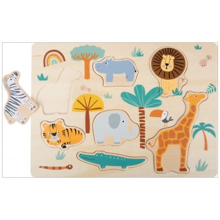 Puzzle en bois Safari