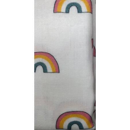 Maxi lange-mousseline de coton Arcs en Ciel
