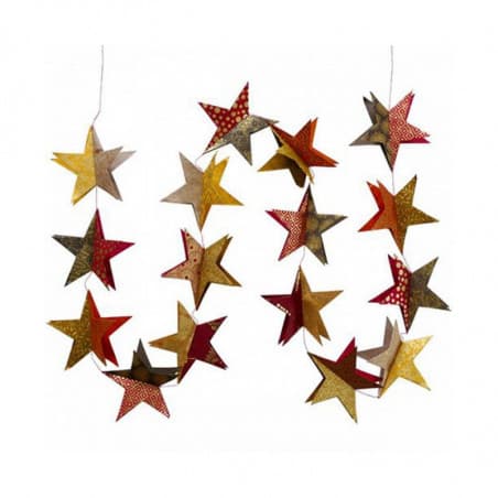 Guirlande Etoiles Doubles 3 D Epices