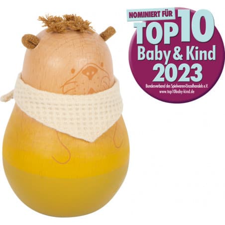 Petite loutre, culbuto en bois