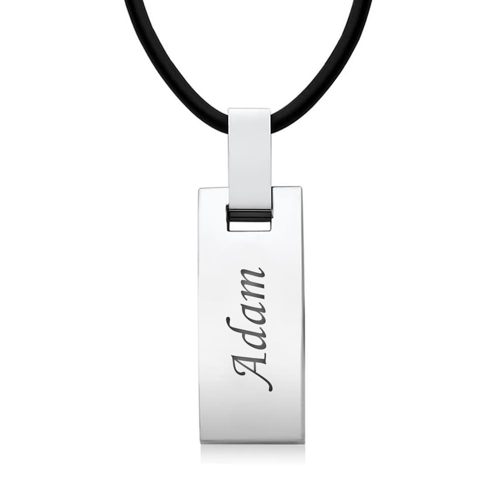 Pendentif acier personnalisé - 0263