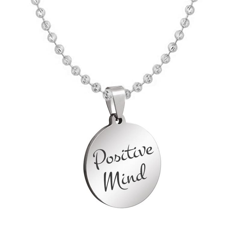 Pendentif acier personnalisé - 1064