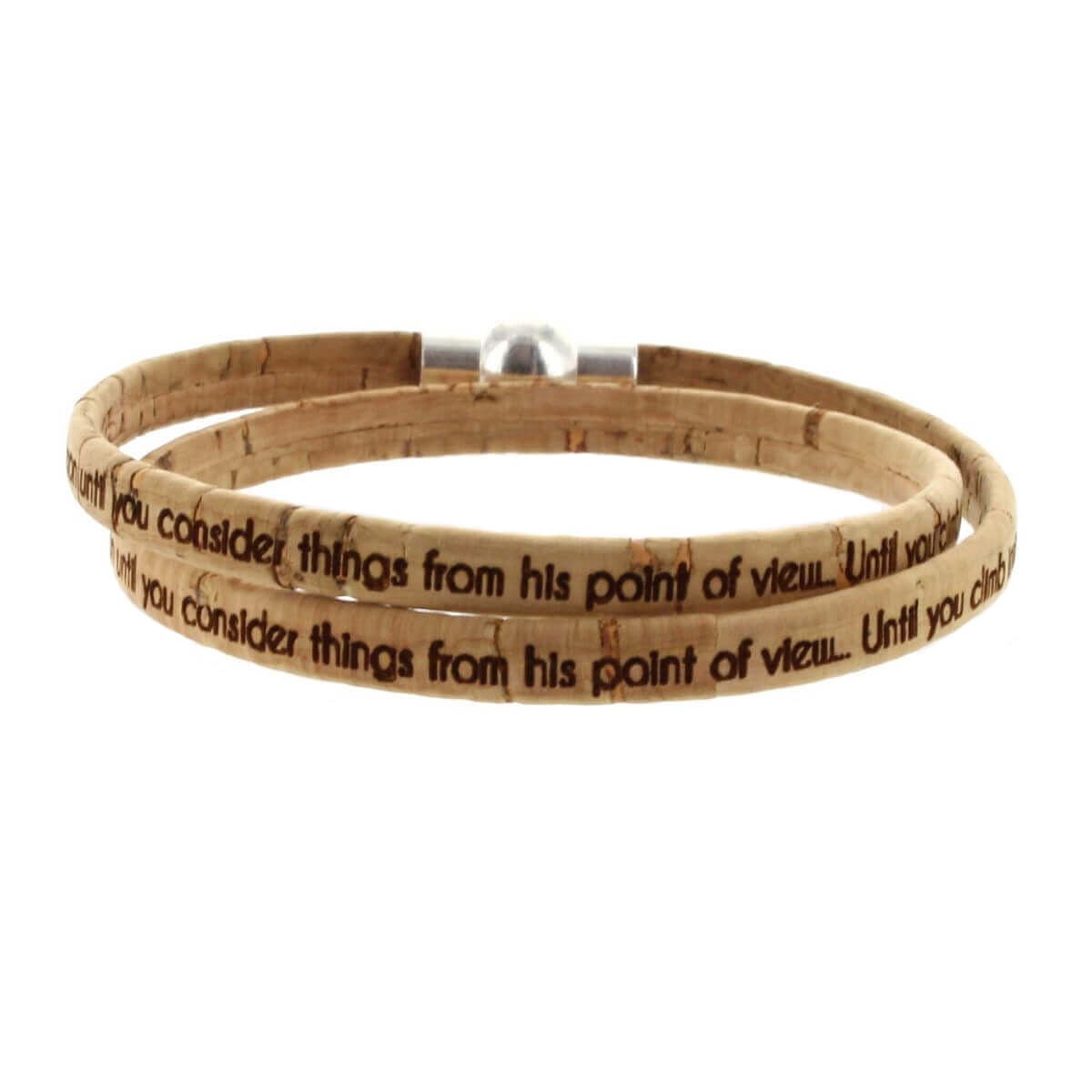 Bracelet liège multi-tours personnalisé - 2028