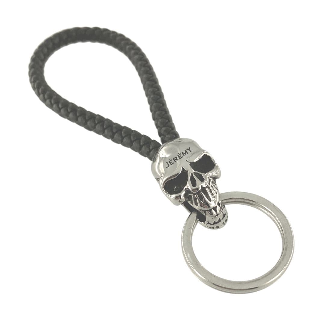 Porte-clef tête de mort personnalisé -2414