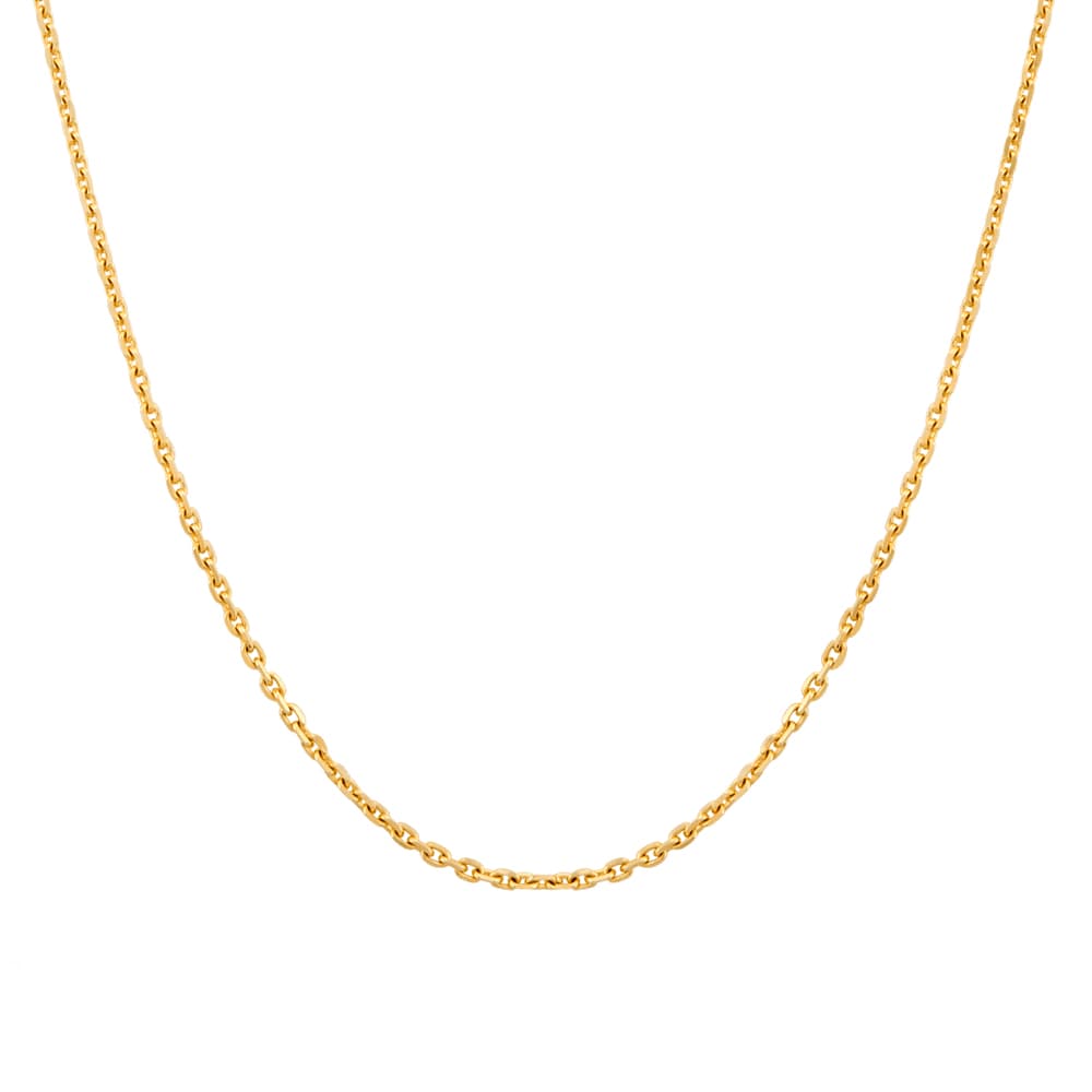 Chaîne forçat plaqué or 1,5mm - 2616
