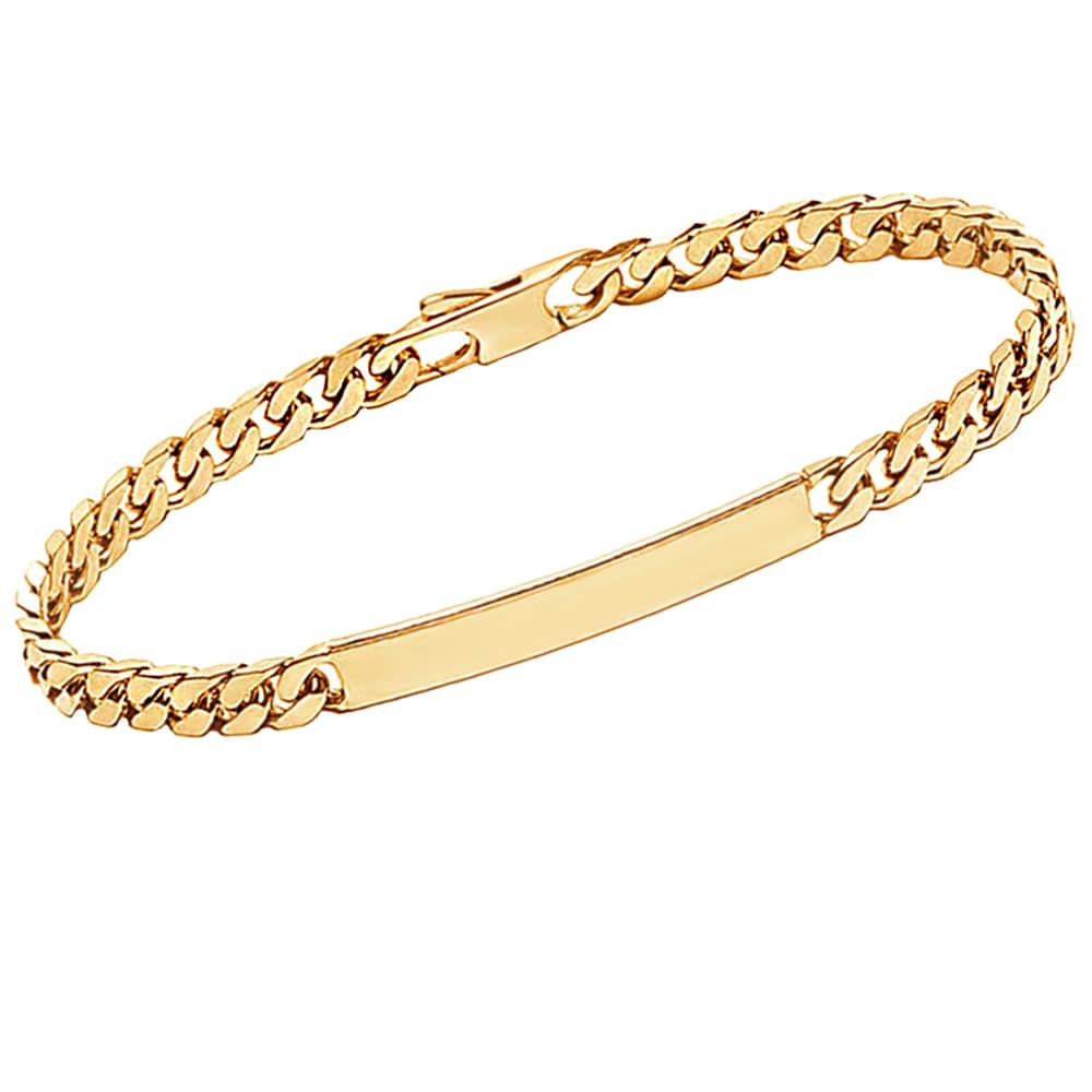 Gourmette plaqué or personnalisée 4mm - 2763