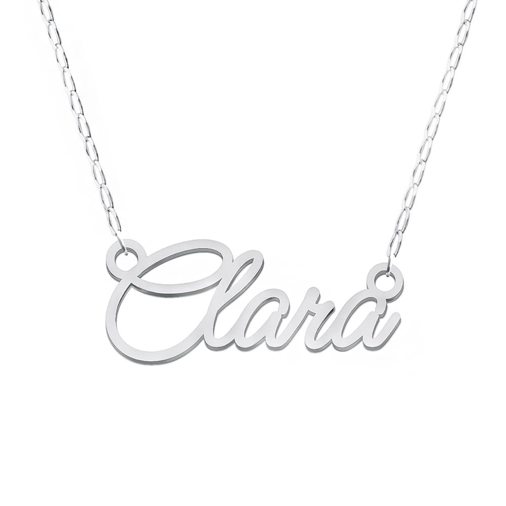 Collier prénom argent - 2857