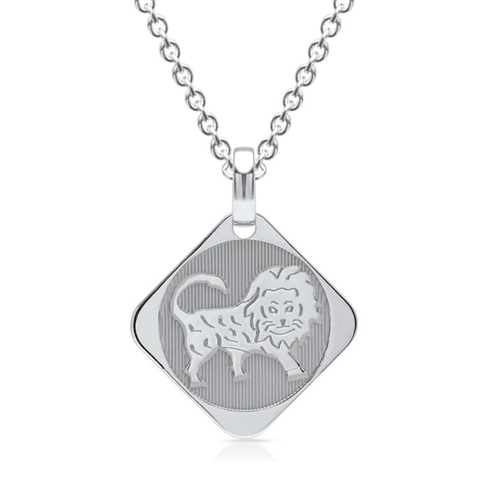 Pendentif zodiaque argent personnalisé - 0925