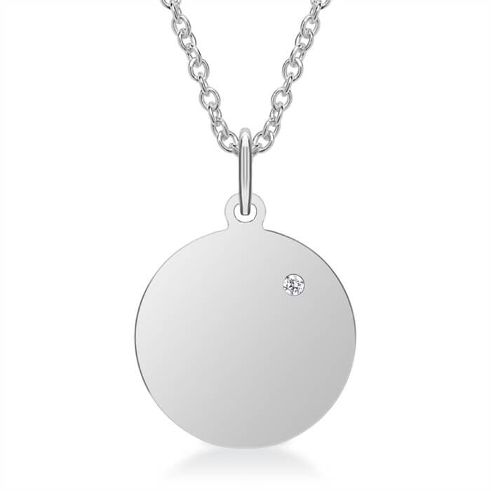 Pendentif argent personnalisé - 2293