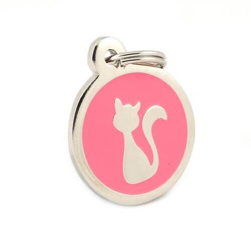 Médaille chat acier personnalisée - 2058