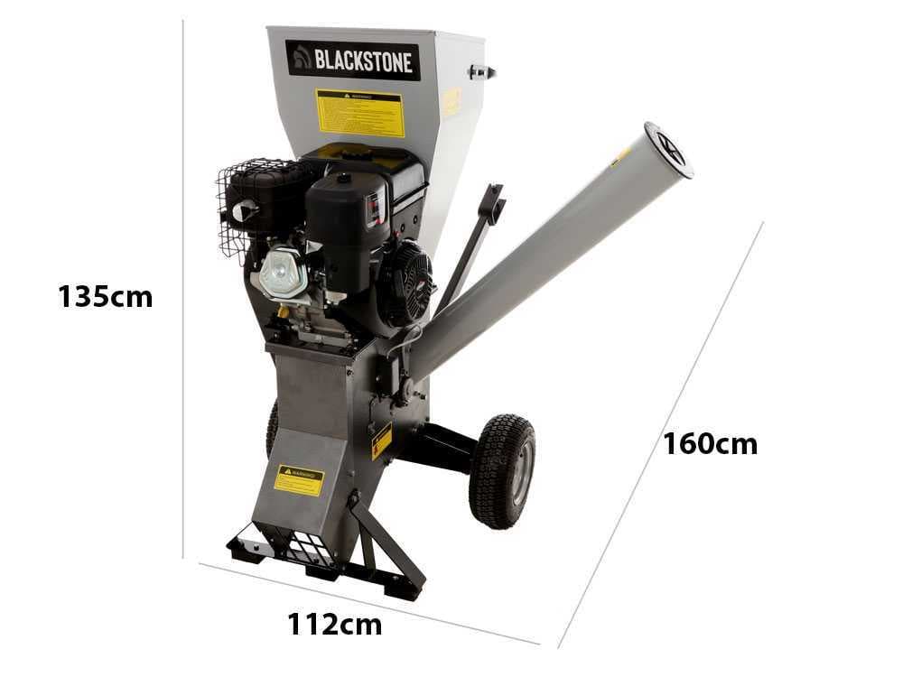 BlackStone CSB 150 BS - Häcksler - Benzinmotor Briggs & Stratton 13.5 PS