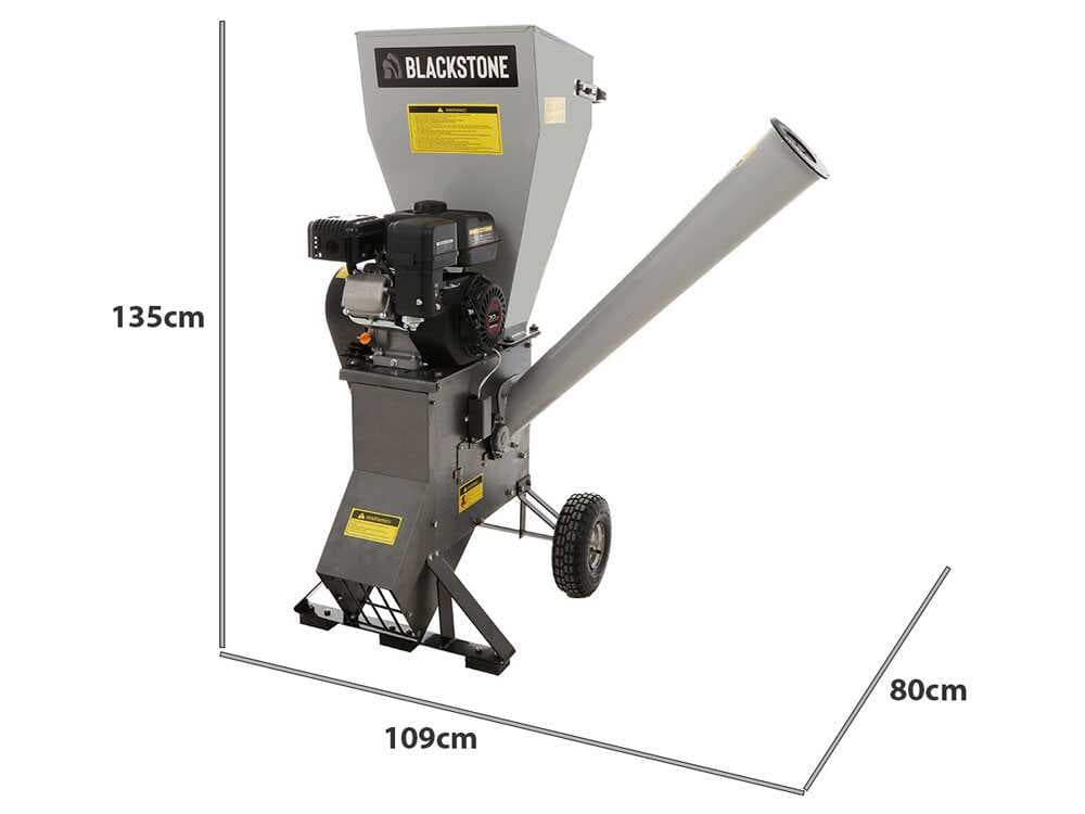BlackStone CSB70L - Benzin Häcksler - Loncin Benzinmotor 7 PS