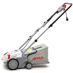 Elektrischer Vertikutierer, 1500 W, Arbeitsbreite 32 cm, einstellbare Arbeitstiefe, 30-Liter-Auffangbeutel, 2 Walzen