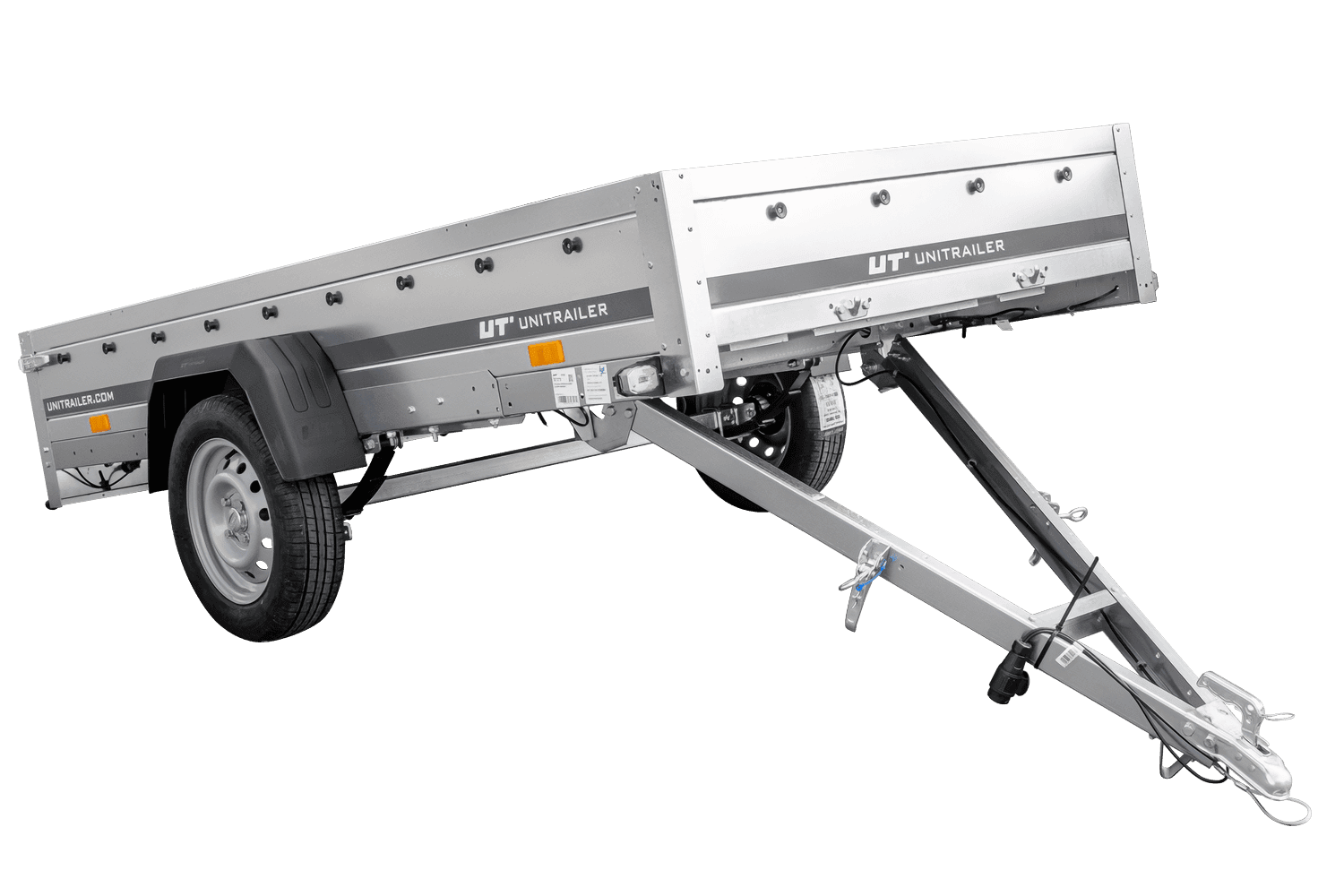 AnhÀnger Unitrailer Garden 264/R KIPP 264 x 125, Federung, zulÀssiges Gesamtgewicht 750 kg