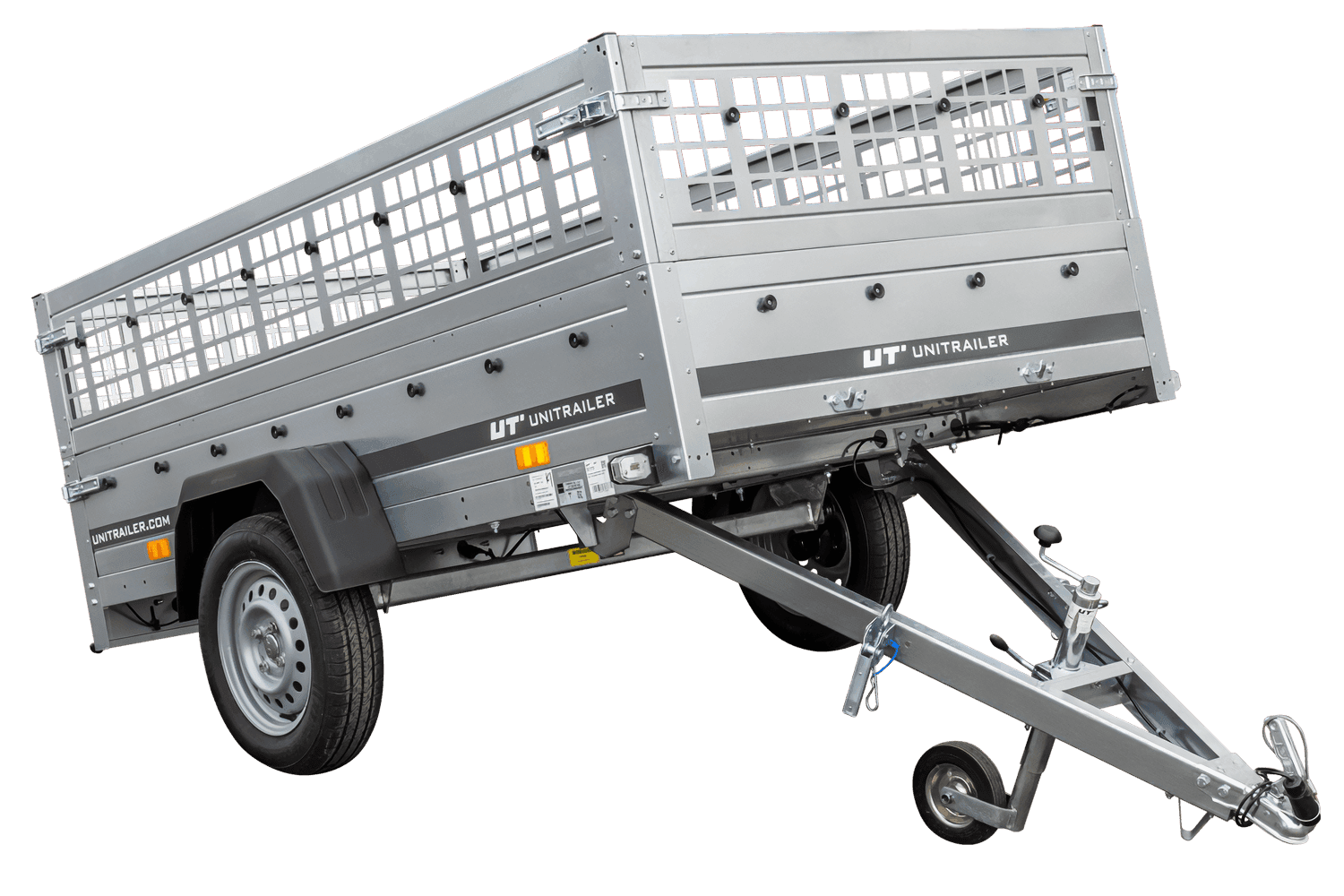 Unitrailer Garden Trailer 230 Kipp â Kippbarer PKW-AnhĂ€nger, 2304 x 1256 mm, zulĂ€ssiges Gesamtgewicht 750 kg