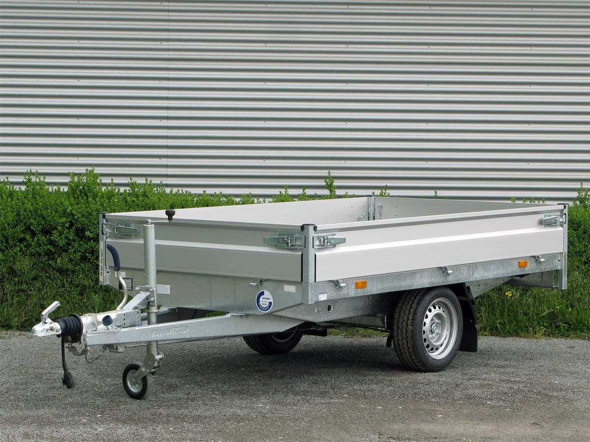 Hapert Azure H-1 Pritschenanhänger, 3050 x 1600, 1500 kg, mit niedrigem Fahrgestell