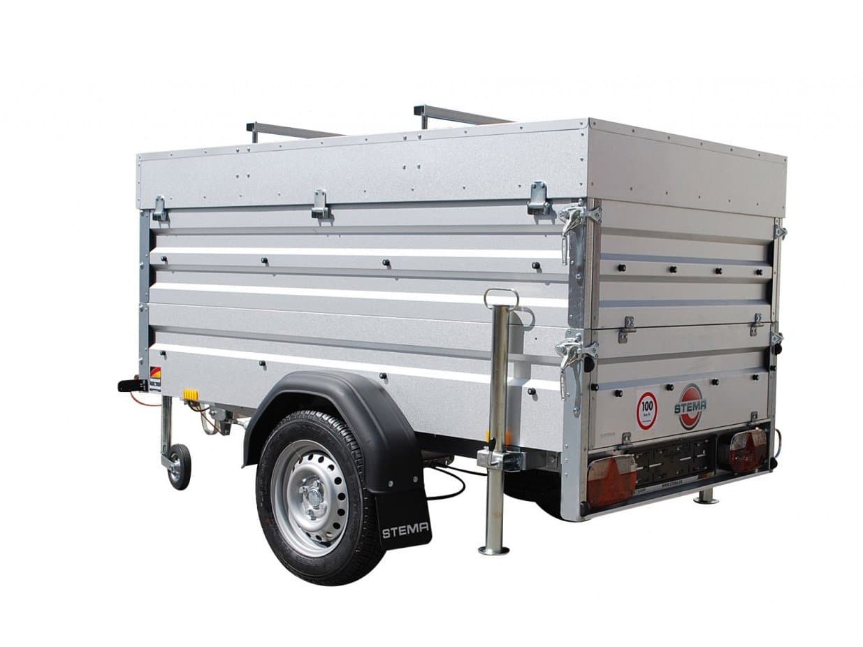 Stema FT 7.5G-20-10.1B Nutzanhänger, 750 kg, mit Aufsatz und Abdeckung