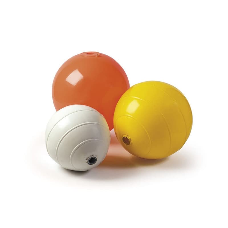 CASTRO - Bouée rotomoulée 40cm cheminée 52mm - JAUNE 46cm