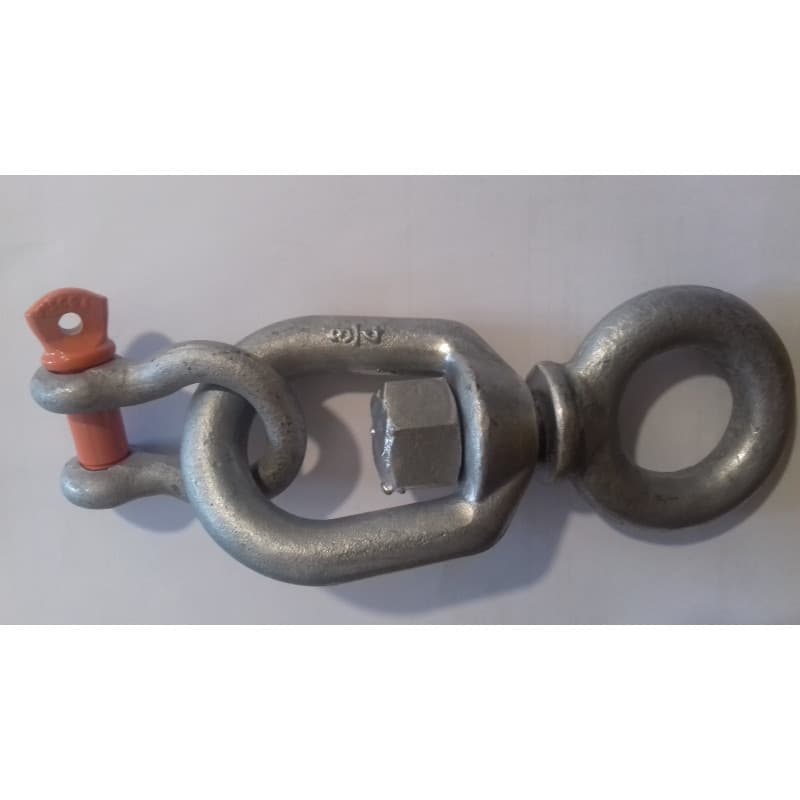 KIT EMERILLON (GRAND OEIL 19MM + MANILLE LYRE HR GALVA 1/2' CMU 2000KG )