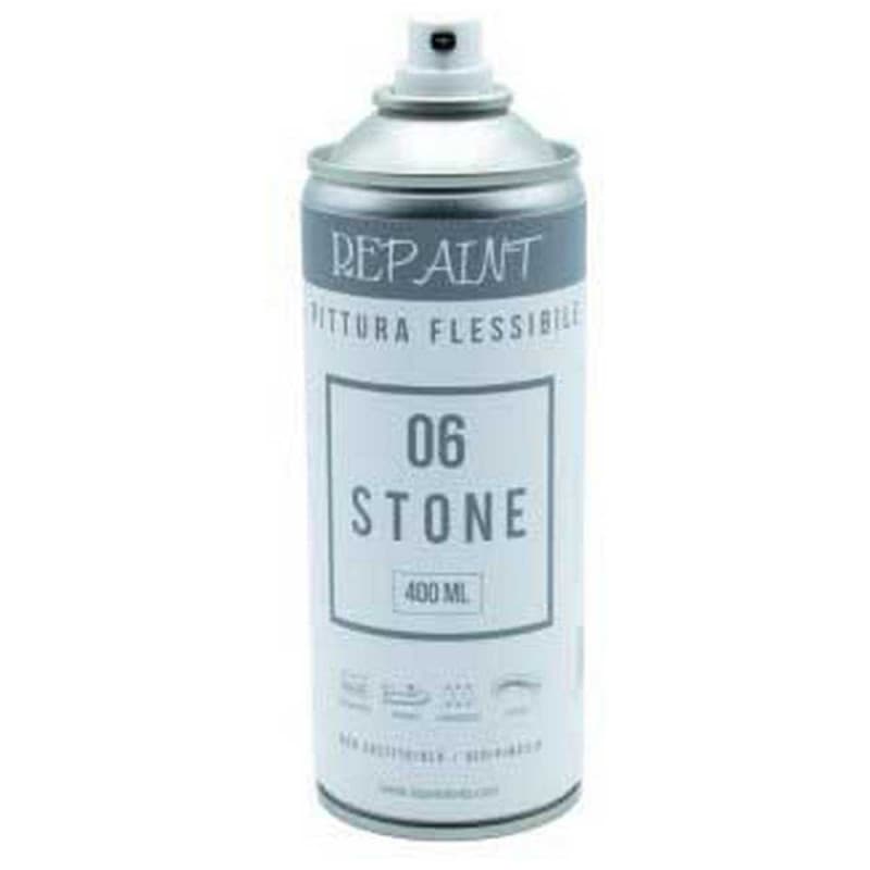 REPAINT Aérosol spécial PVC - Vinyl - Néoprène - Hypalon Gris Stone