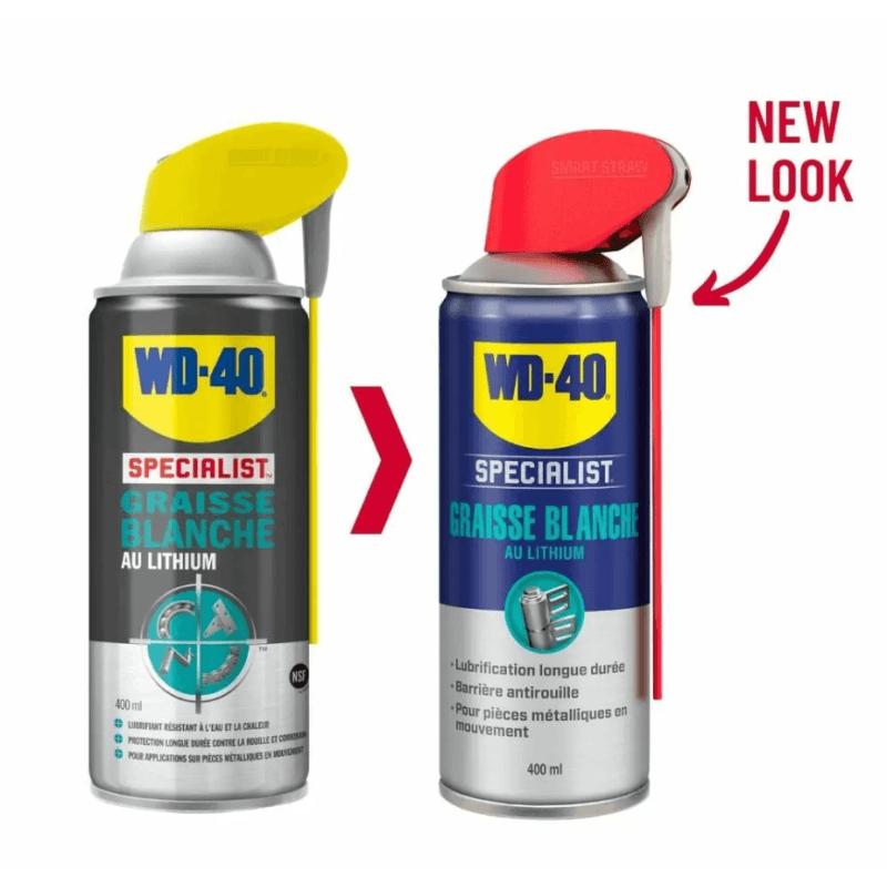 WD40 GRAISSE UNIVERSELLE BLANCHE au LITHIUM - 400ml