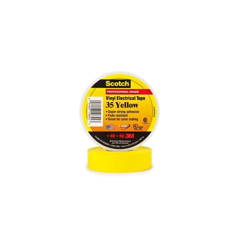 Ruban vinyle n°35 - 3M™ Jaune