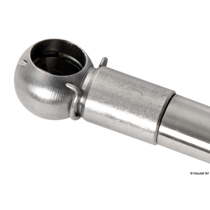 Tête inox sphère Ø 10 mm pour ressort à gaz