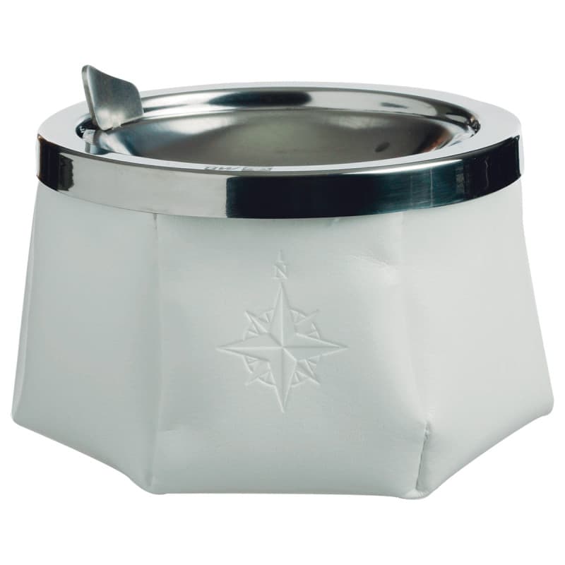 Cendrier Blanc avec Couvercle Windproof | MARINE BUSINESS