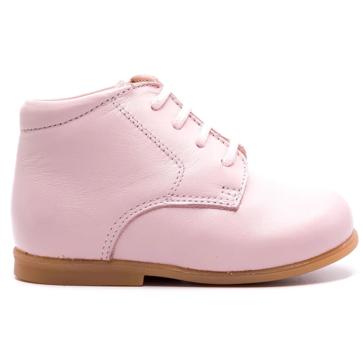 Chaussure bébé premier pas en cuir, Boni Baby - 21 - Rose
