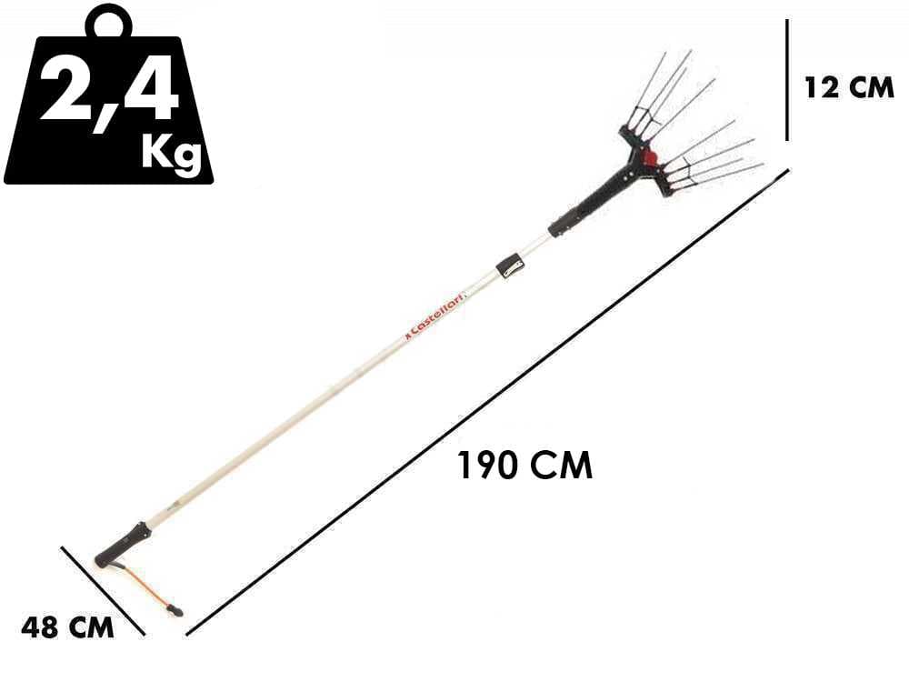 Castellari Vertigo C 12V – Vareador de aceitunas eléctrico de batería 190 – 240 cm