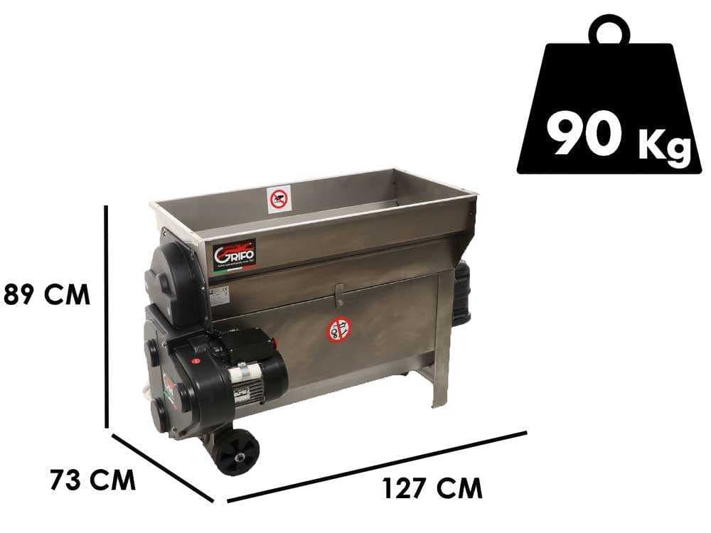 Grifo DVEP30I – Despalilladora eléctrica con tolva