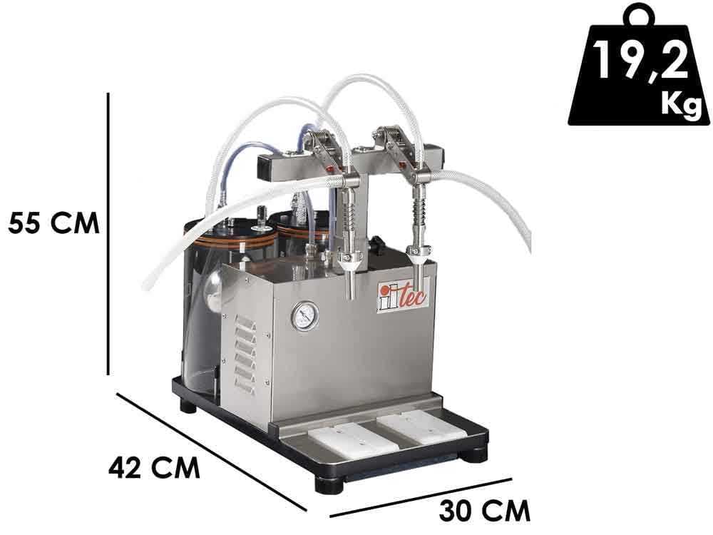 Il-Tec Ultrafiller Dual Fluid – Embotelladora a depresión eléctrica para líquidos alimenticios