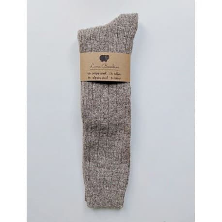 Chaussettes hautes laine, alpaga, coton et chanvre 46/47